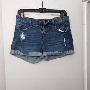 Old Navy Boyfriend Jean Shorts. Size 6 womens
